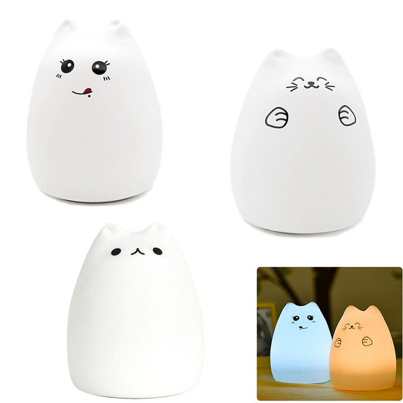 Veilleuse en silicone en forme de chat – Image 6
