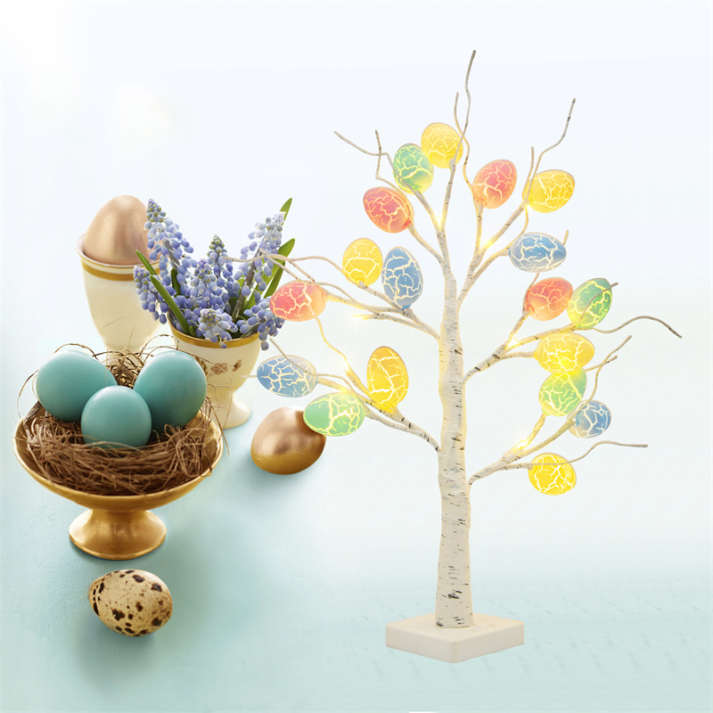 Easter tree with LED lights and eggs - Image 5