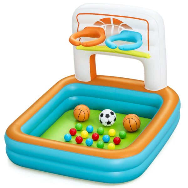 Bestway Inflatable Kids Pool with Baskets, Balls +2 Years Garden 52728