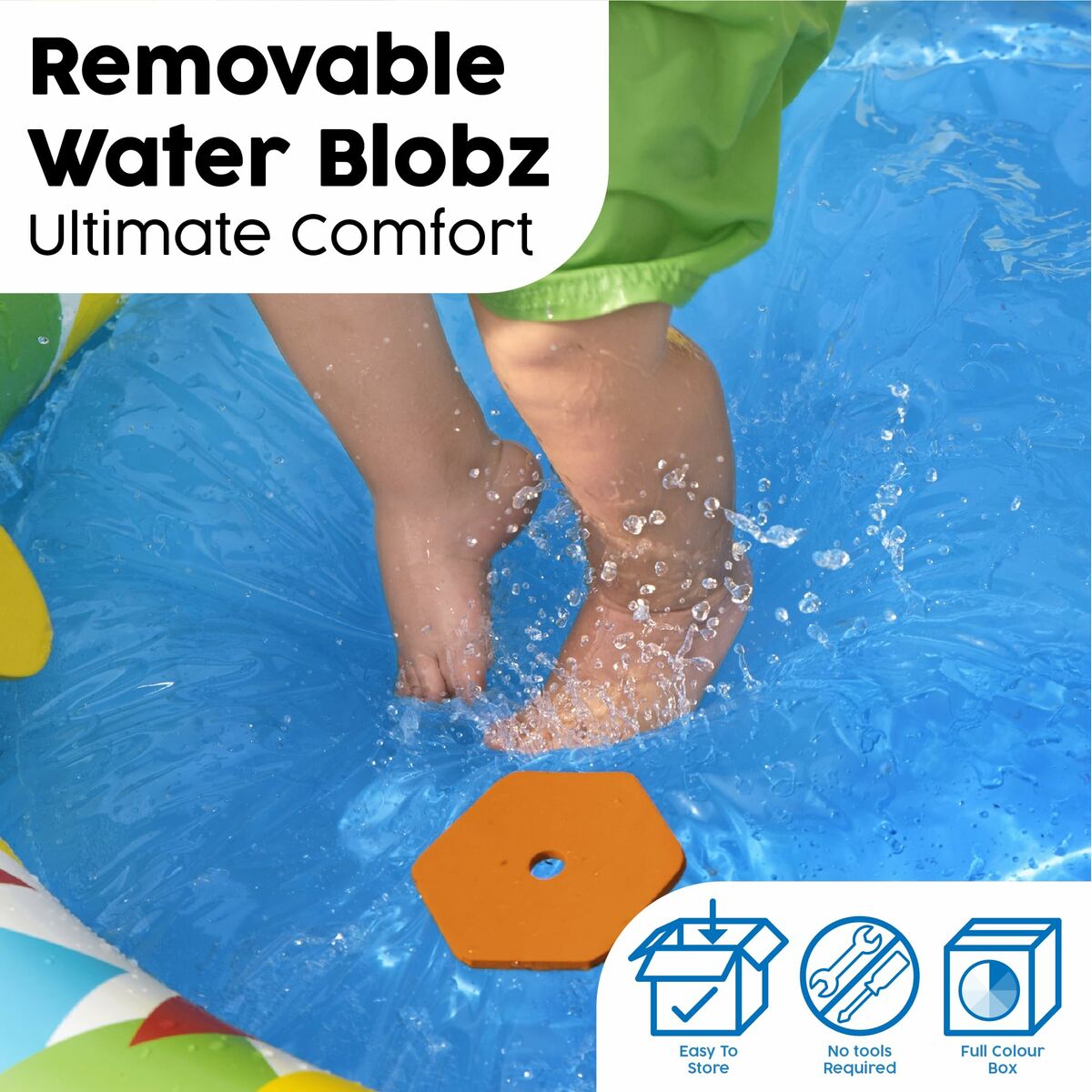 Bestway Opblaasbaar Kinderzwembad Leren +4 maanden Tuin 52378 - Afbeelding 17