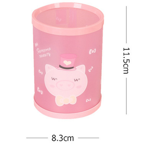 Round pen holder in plastic - Image 3