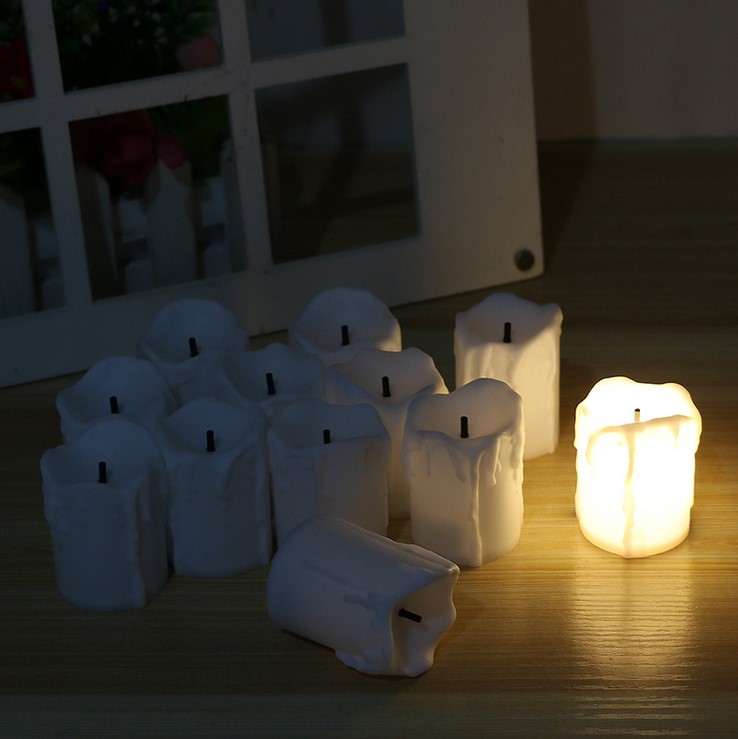 Set of twelve LED candles, warm white - Image 2
