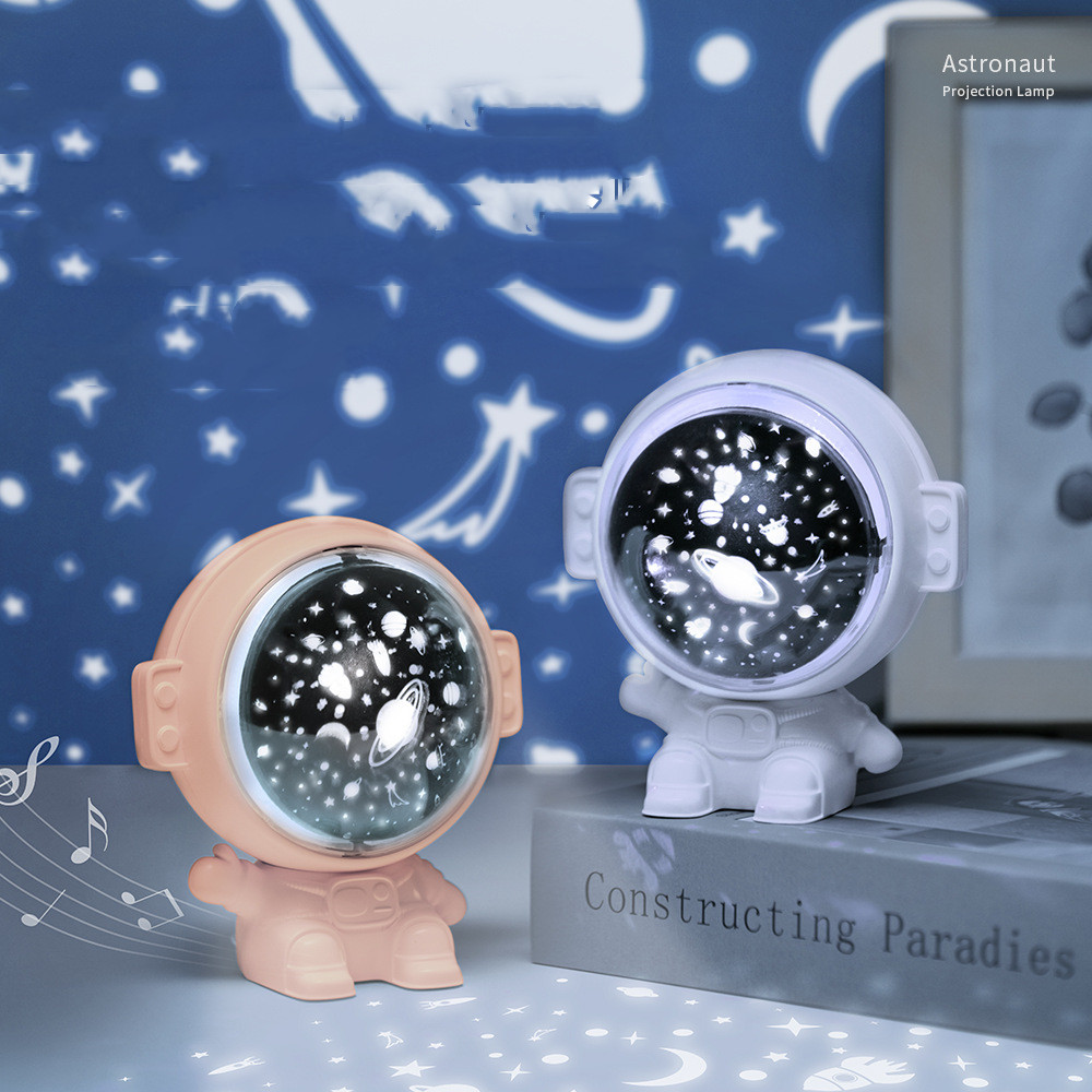 Projecteur d'étoiles en forme d'astronaute, blanc – Image 6