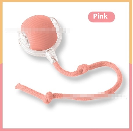 Pelota automática para gatos con cuerda y canto de pájaro - Imagen 5