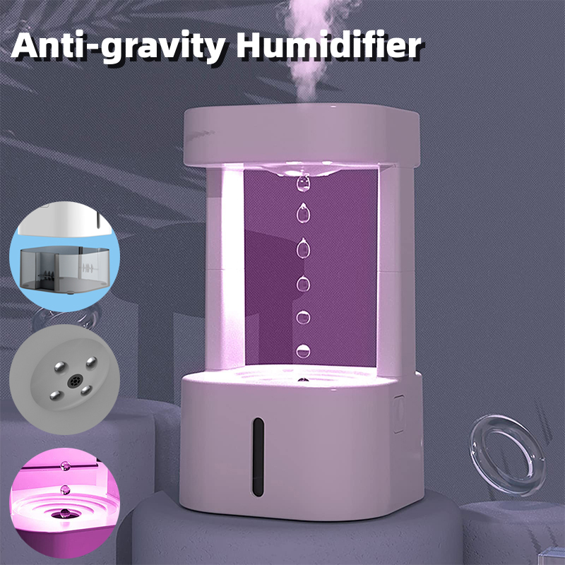 Humidificateur à gouttes flottantes avec lumière – Image 5