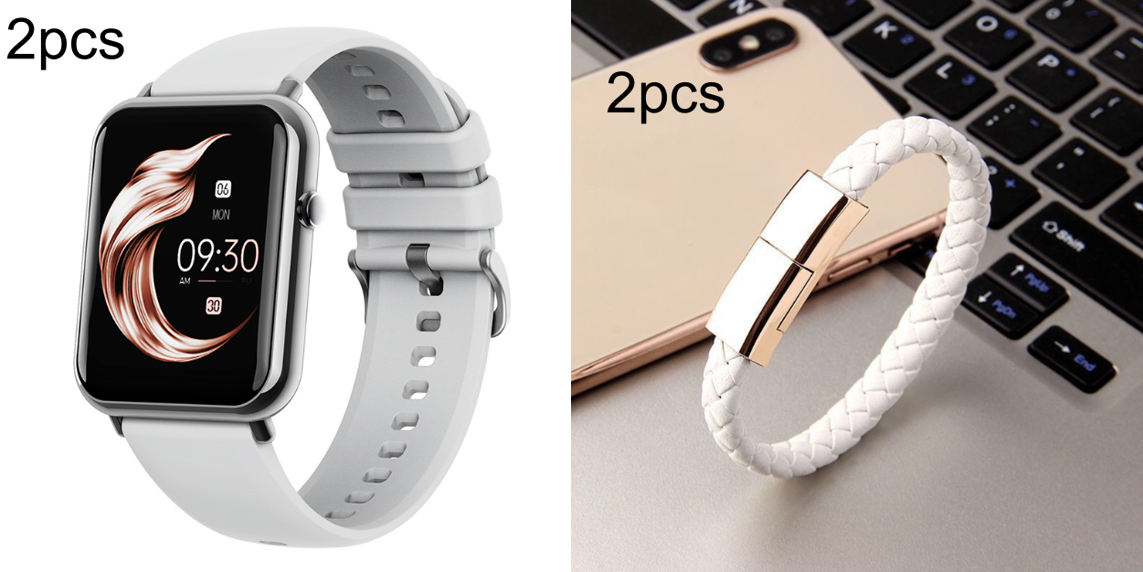 Smartwatch mit IP67 und Touchscreen, roségold – Bild 6