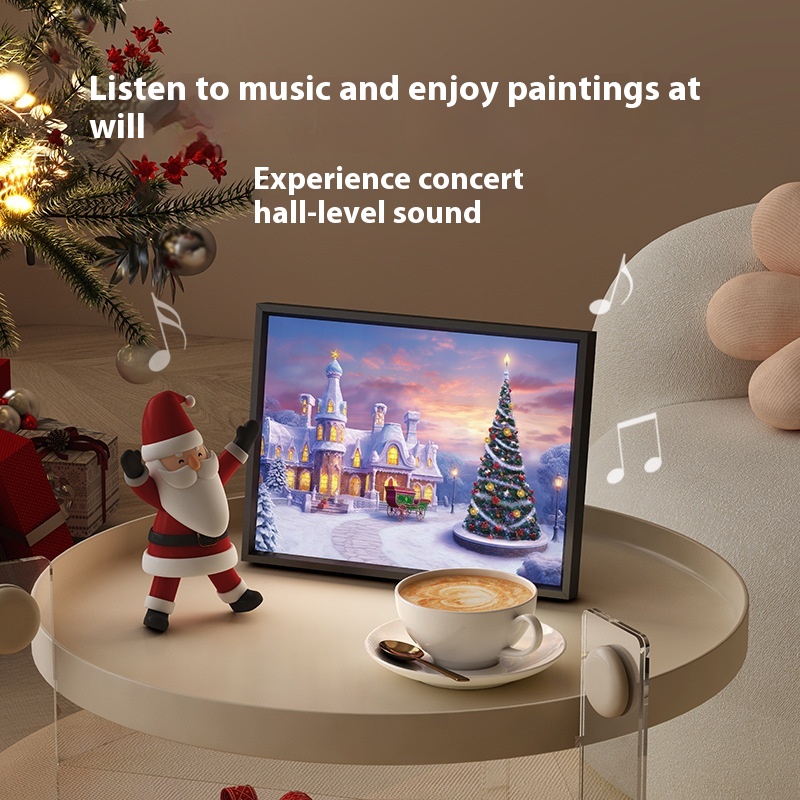 Tableau de Noël avec enceinte Bluetooth et lumière – Image 3