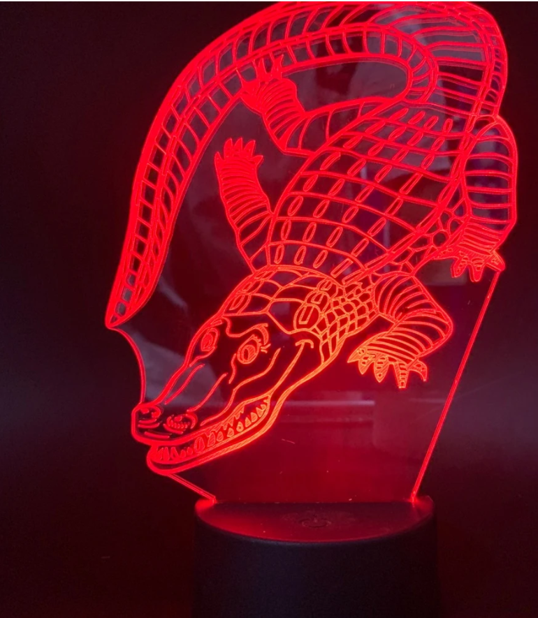 Acrylic night light with seven colours - Image 5