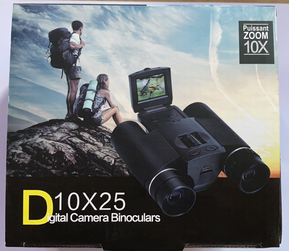 Verrekijker met ingebouwde camera en scherm, zwart - Afbeelding 8