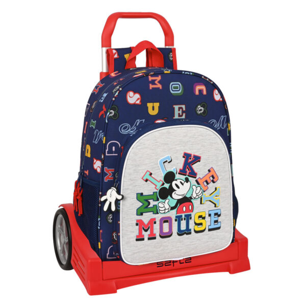 Schulrucksack mit Rädern Mickey Mouse Clubhouse Only one Marineblau