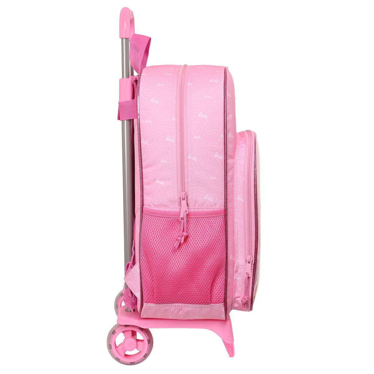 Mochila Escolar com Rodas Barbie Girl Cor de Rosa - Image 2