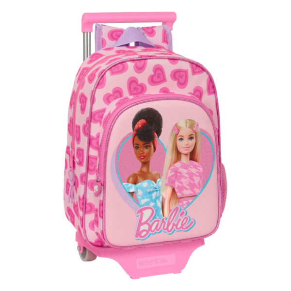 Schulrucksack mit Rädern Barbie Love Rosa