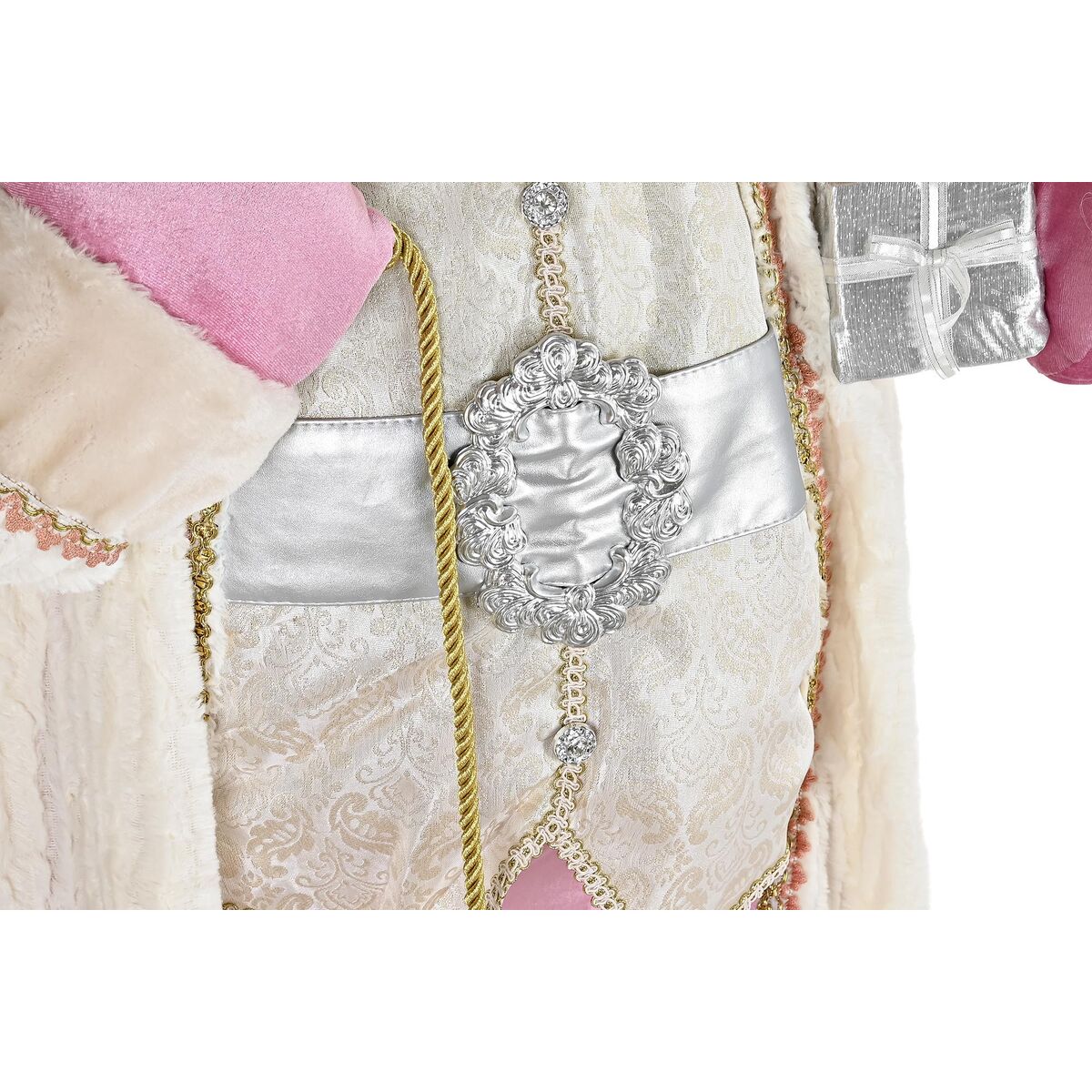 Kerstversiering DKD Home Decor Grijs Roze - Afbeelding 3