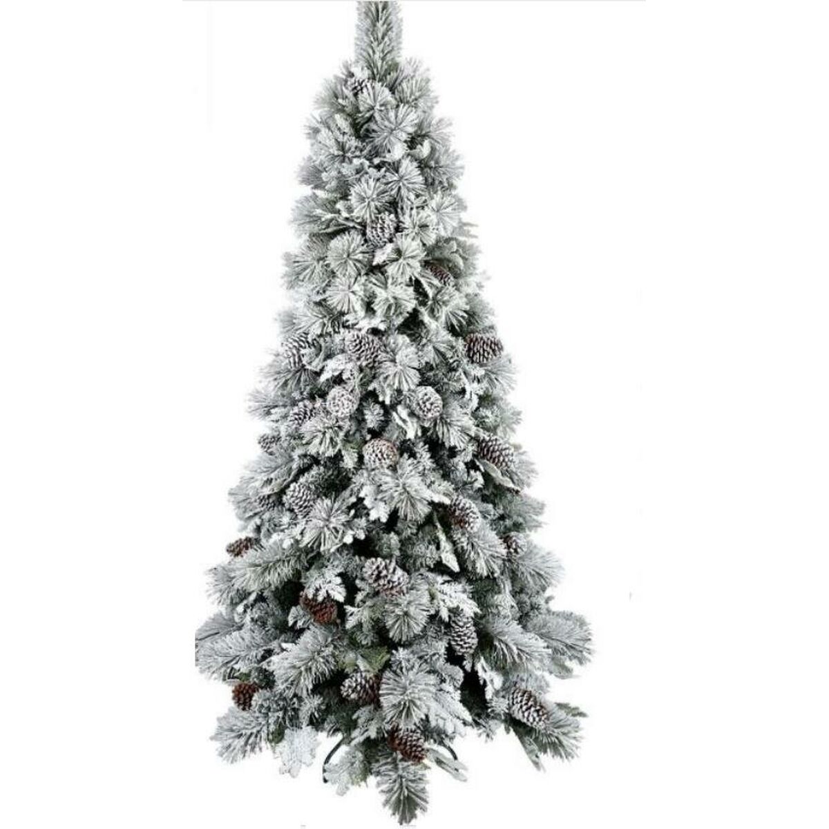 Kerstboom Home ESPRIT Wit PVC Aluminium Besneeuwd