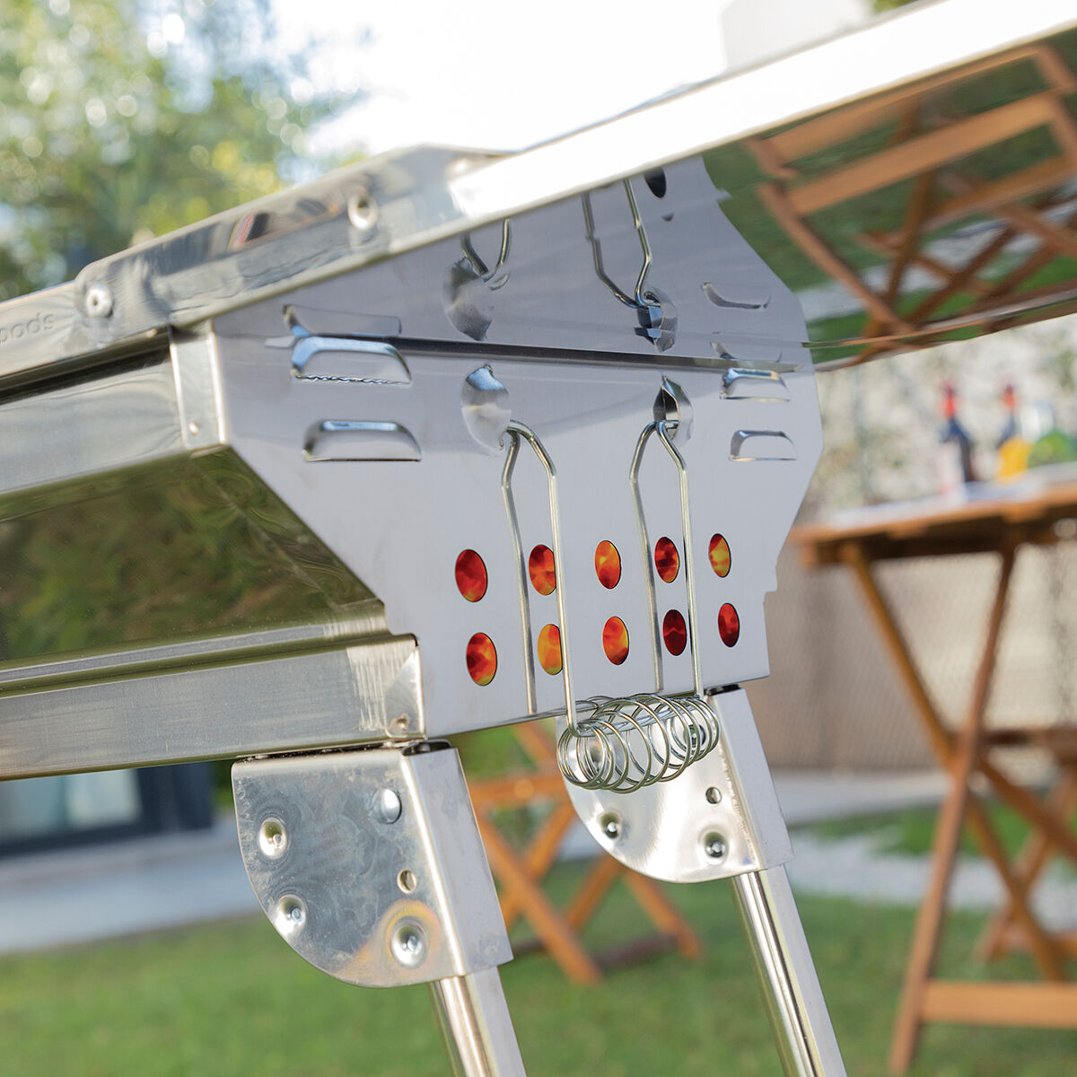 Roestvrijstalen vouwbarbecue voor houtskool ExelQ InnovaGoods - Afbeelding 5