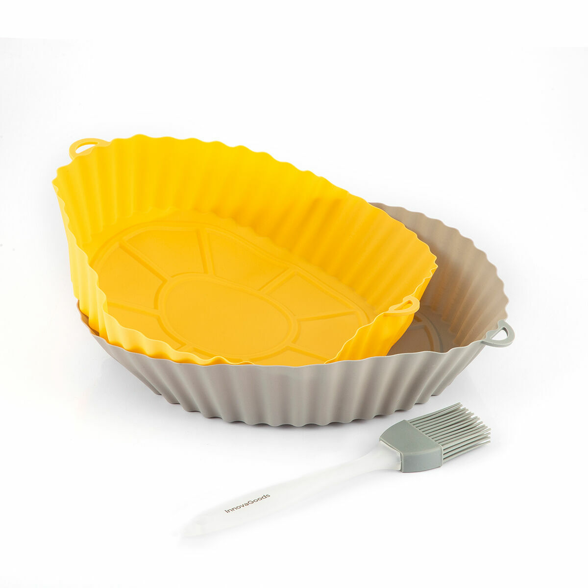 Paniers en Silicone avec Pinceau pour Friteuses à Air Mollicon InnovaGoods 2 Unités – Image 9