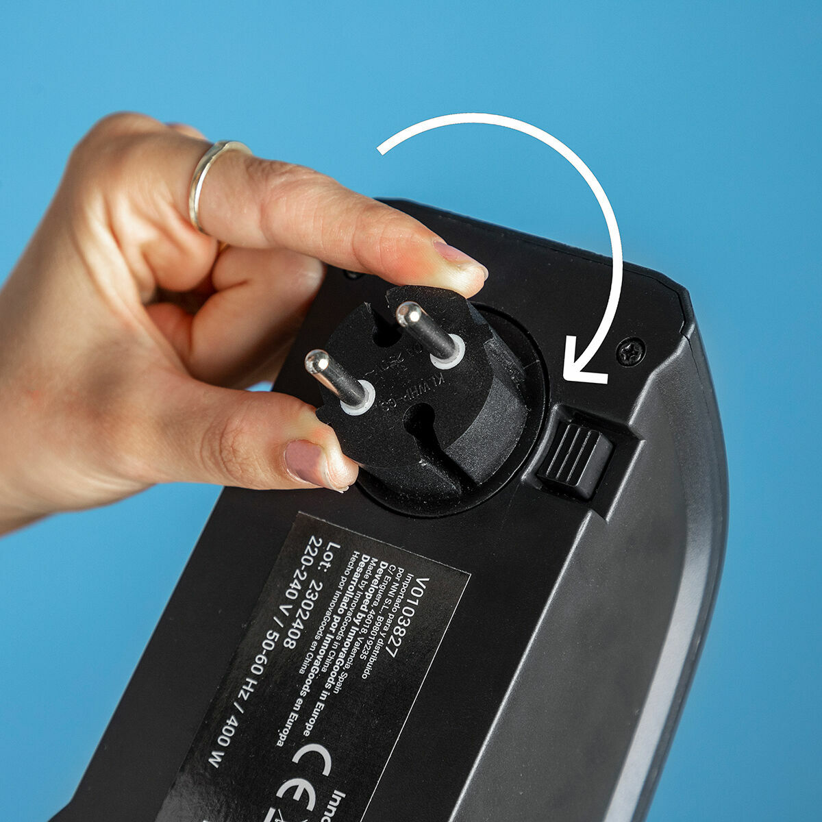 Mini Aquecedor com Ficha Portátil Heatpod InnovaGoods 400 W - Image 4