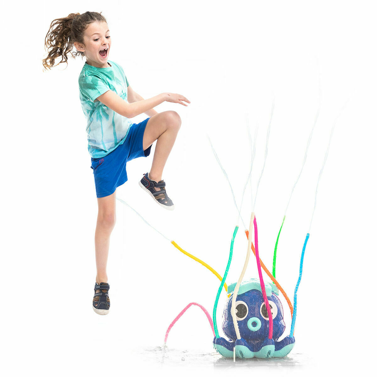 Pack Giant Inflatable Bumper Bubble Ball and Water Sprinkler and Sprayer Toy InnovaGoods - Image 5