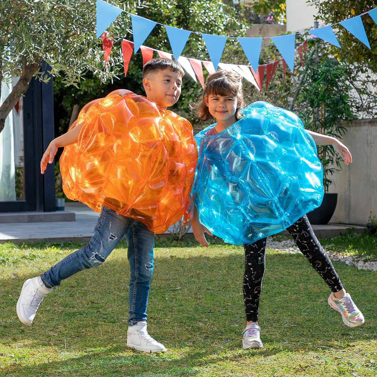 Pack Giant Inflatable Bumper Bubble Ball and Water Sprinkler and Sprayer Toy InnovaGoods - Image 17