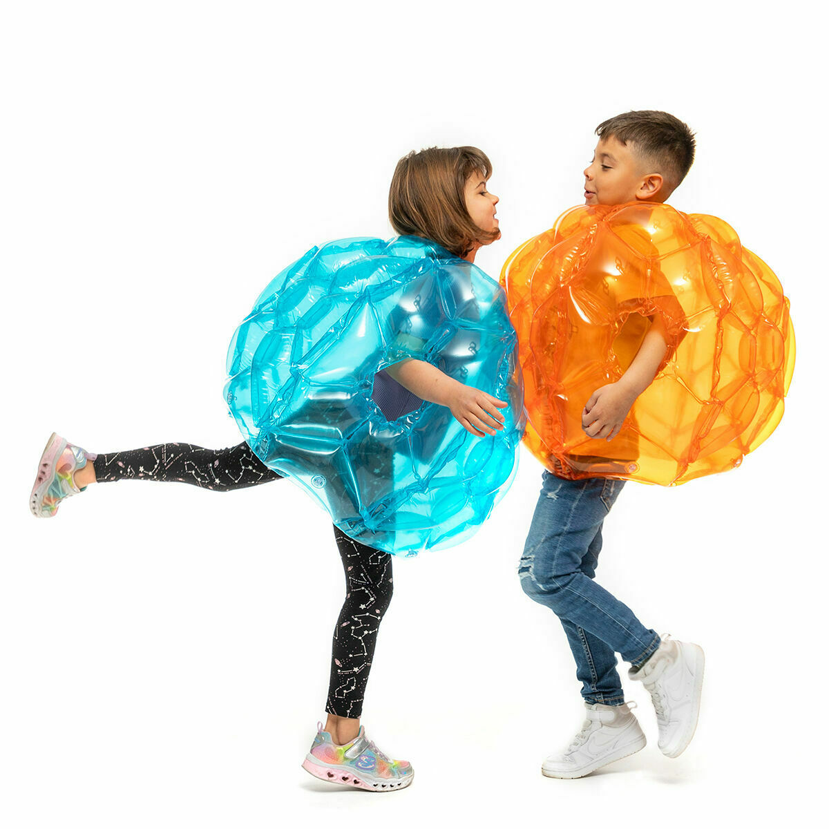 Pack Giant Inflatable Bumper Bubble Ball and Water Sprinkler and Sprayer Toy InnovaGoods - Image 18
