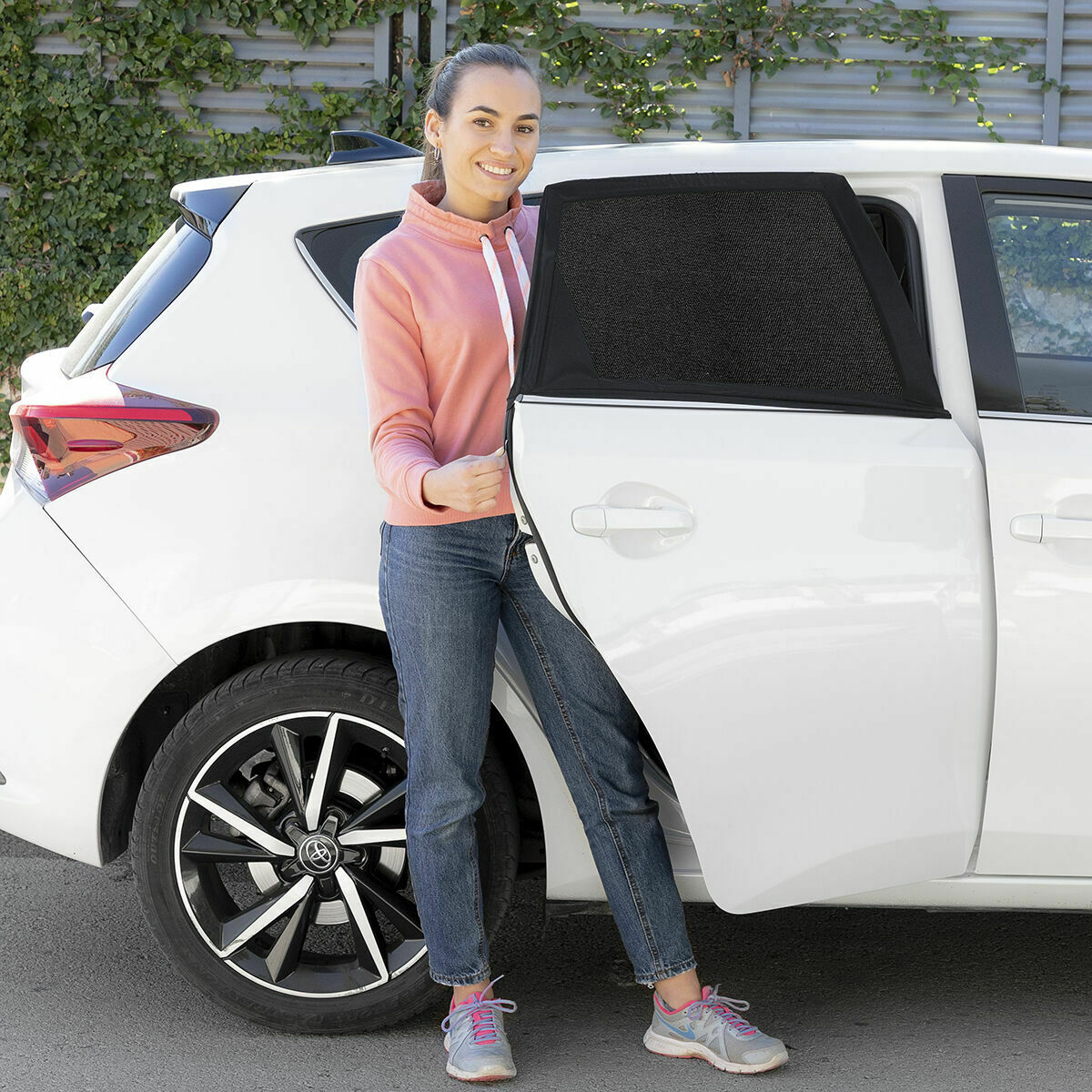 Malla Parasol para Coche InnovaGoods 4 Unidades - Imagen 2