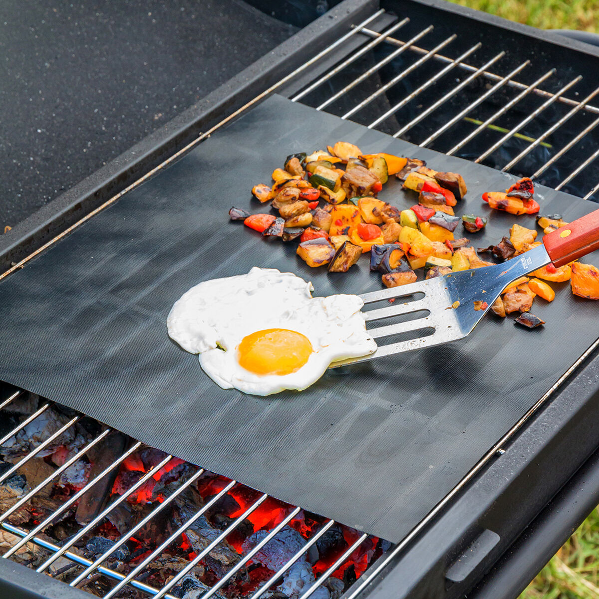 Set Oven- en Barbecuemat InnovaGoods (6 stuks) - Afbeelding 4