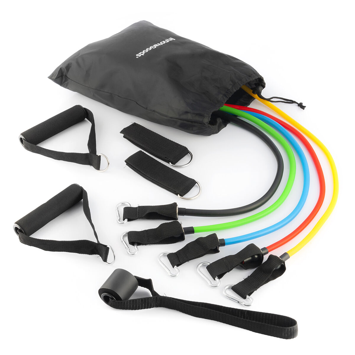 Resistance Bands & Abs Machine Set with Accessories & Exercise Guide InnovaGoods - Image 4