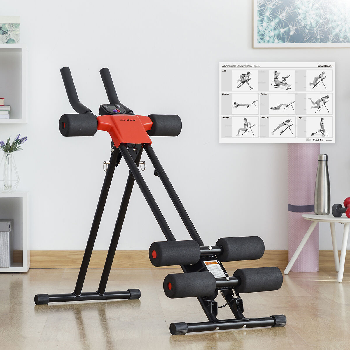 Resistance Bands & Abs Machine Set with Accessories & Exercise Guide InnovaGoods - Image 8