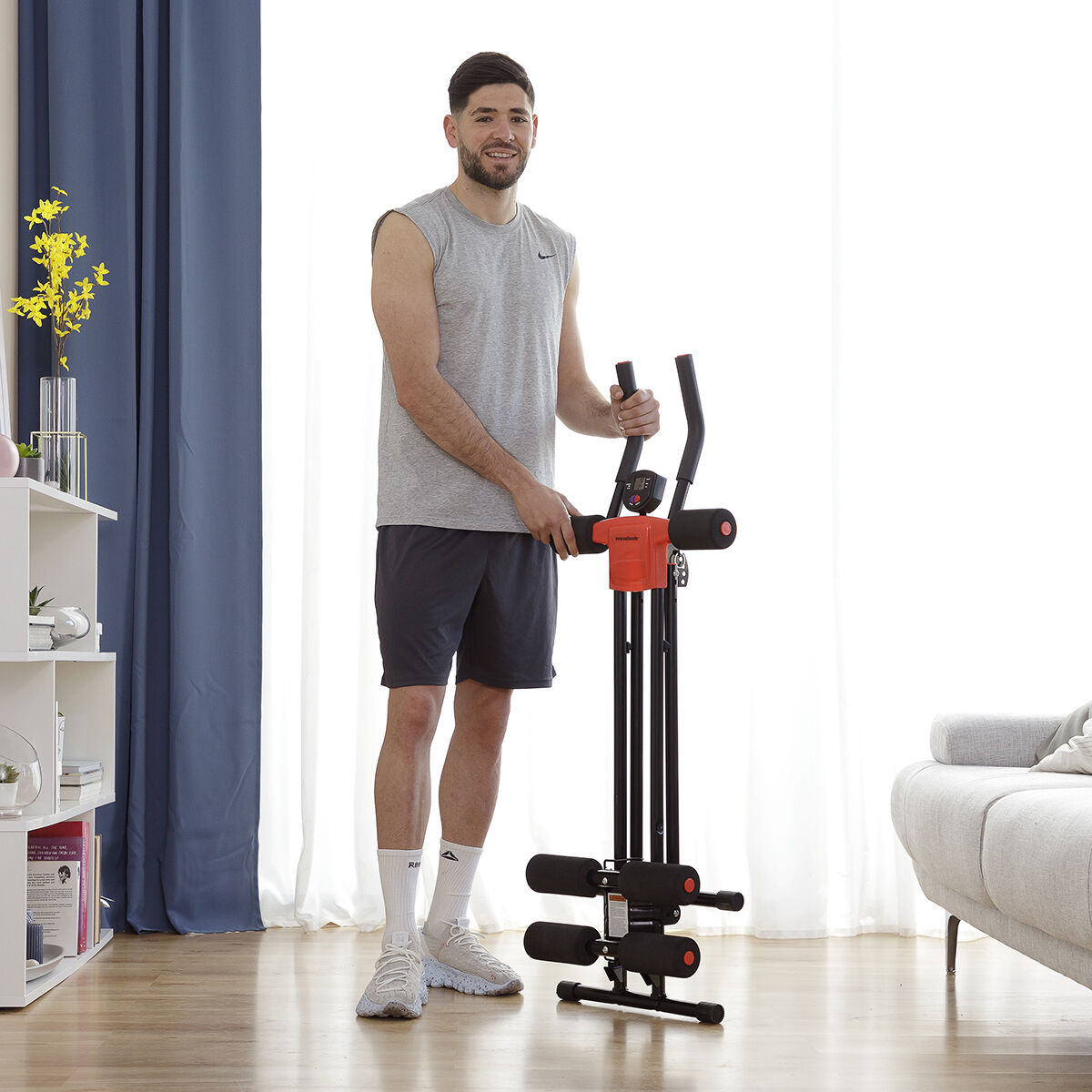 Resistance Bands & Abs Machine Set with Accessories & Exercise Guide InnovaGoods - Image 9