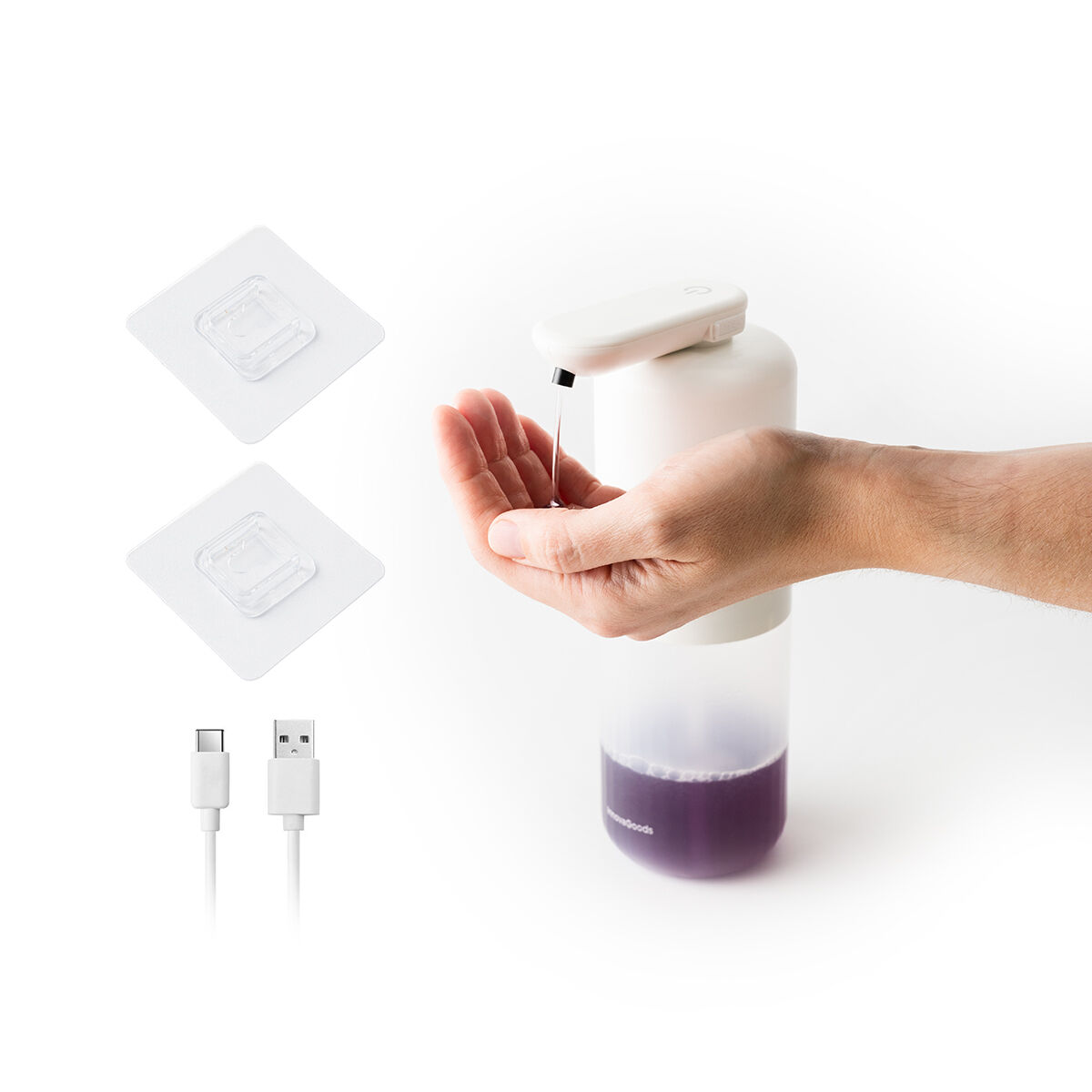 Set Zahnpasta Spender mit Bürstenhalter & Nachfüllbarer Seifenspender InnovaGoods – Bild 12