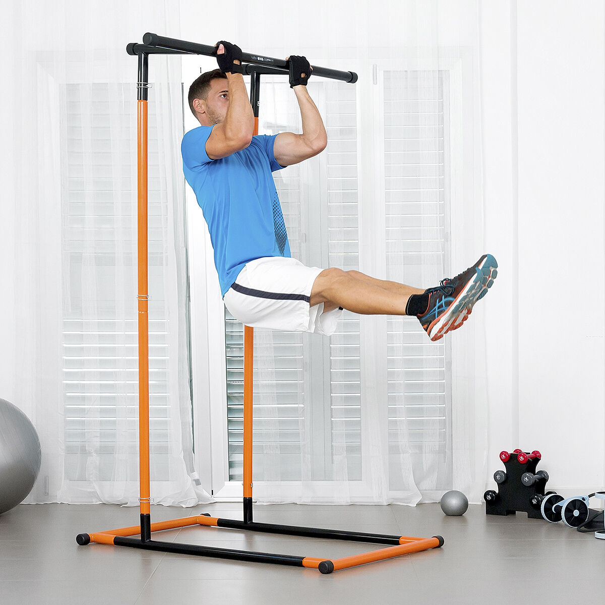 Pack Station de Tractions et Ceinture avec Bandes de Résistance pour Fessiers InnovaGoods – Image 2