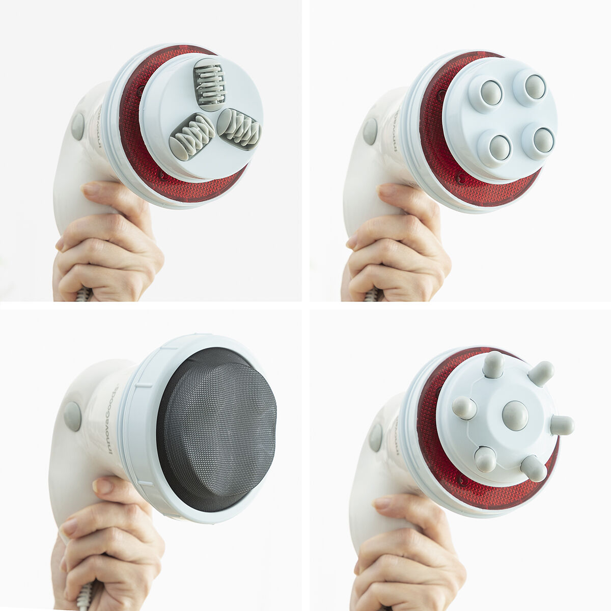 Pack Vibrating Anti-Cellulite Massager with Infrared 5 in 1 and Firming Body Lotion InnovaGoods - Image 14