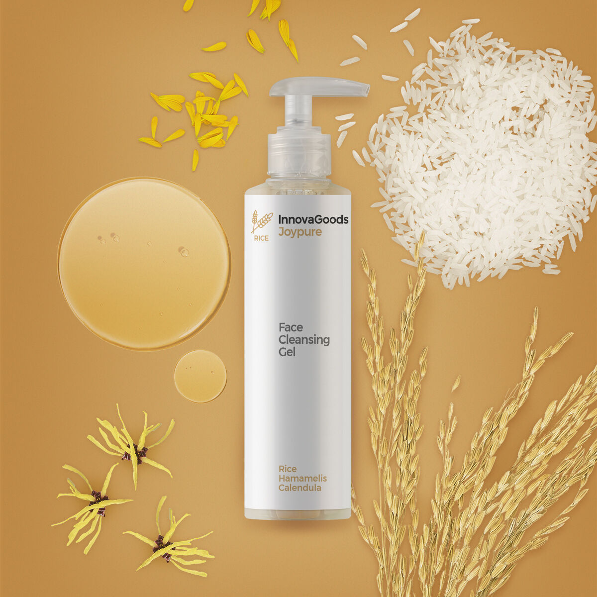 Pack elektrische gezichtssauna, gezichtsreiniger Rice Joypure 200 ml en tonic Joyfresh 150 ml InnovaGoods - Afbeelding 6