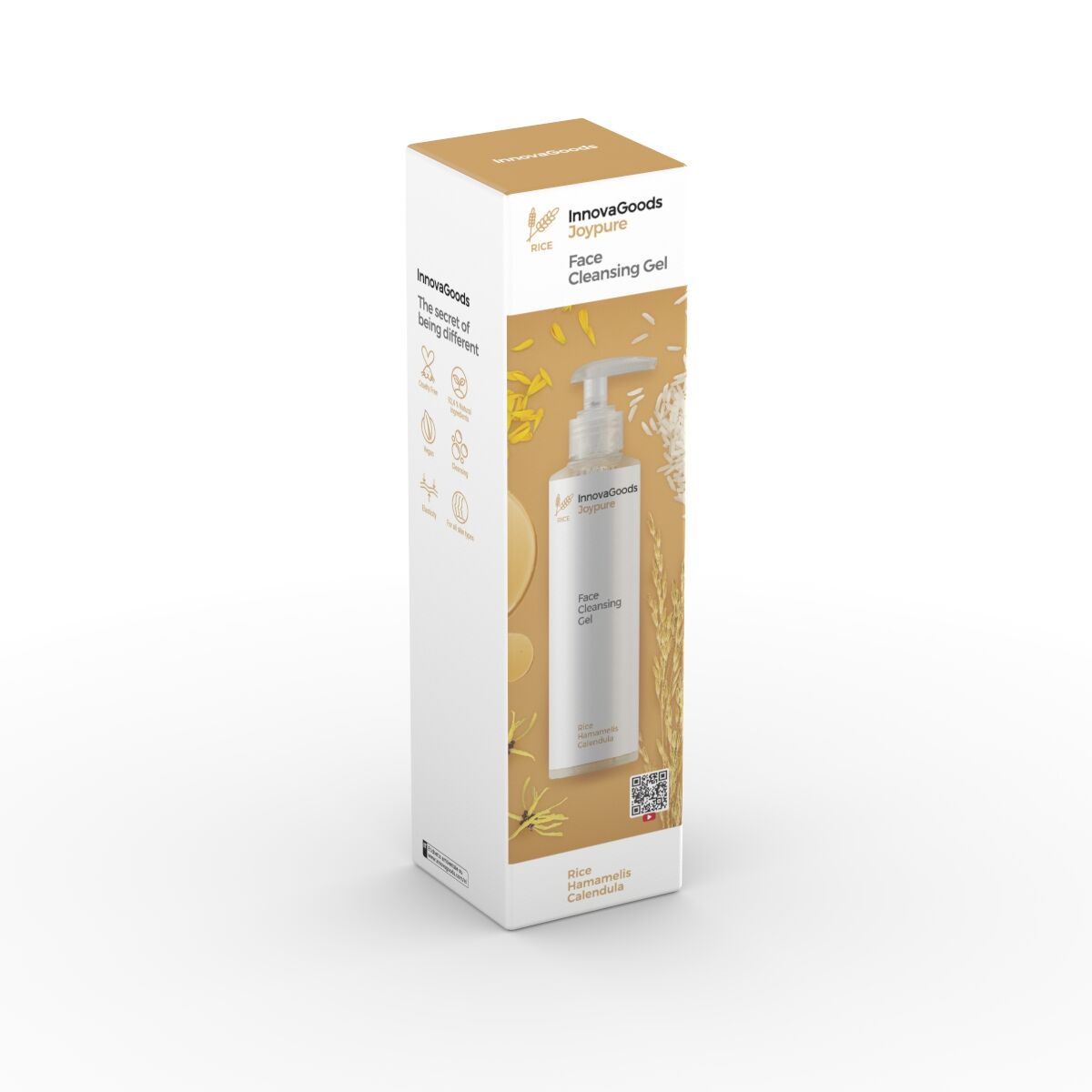 Set Elektrischer Gesichtsreiniger gegen Mitesser und Gesichtsreinigungsgel Rice Joypure 200 ml InnovaGoods – Bild 10