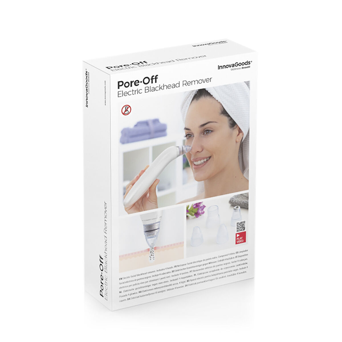 Set Elektrischer Gesichtsreiniger gegen Mitesser und Gesichtsreinigungsgel Rice Joypure 200 ml InnovaGoods – Bild 16