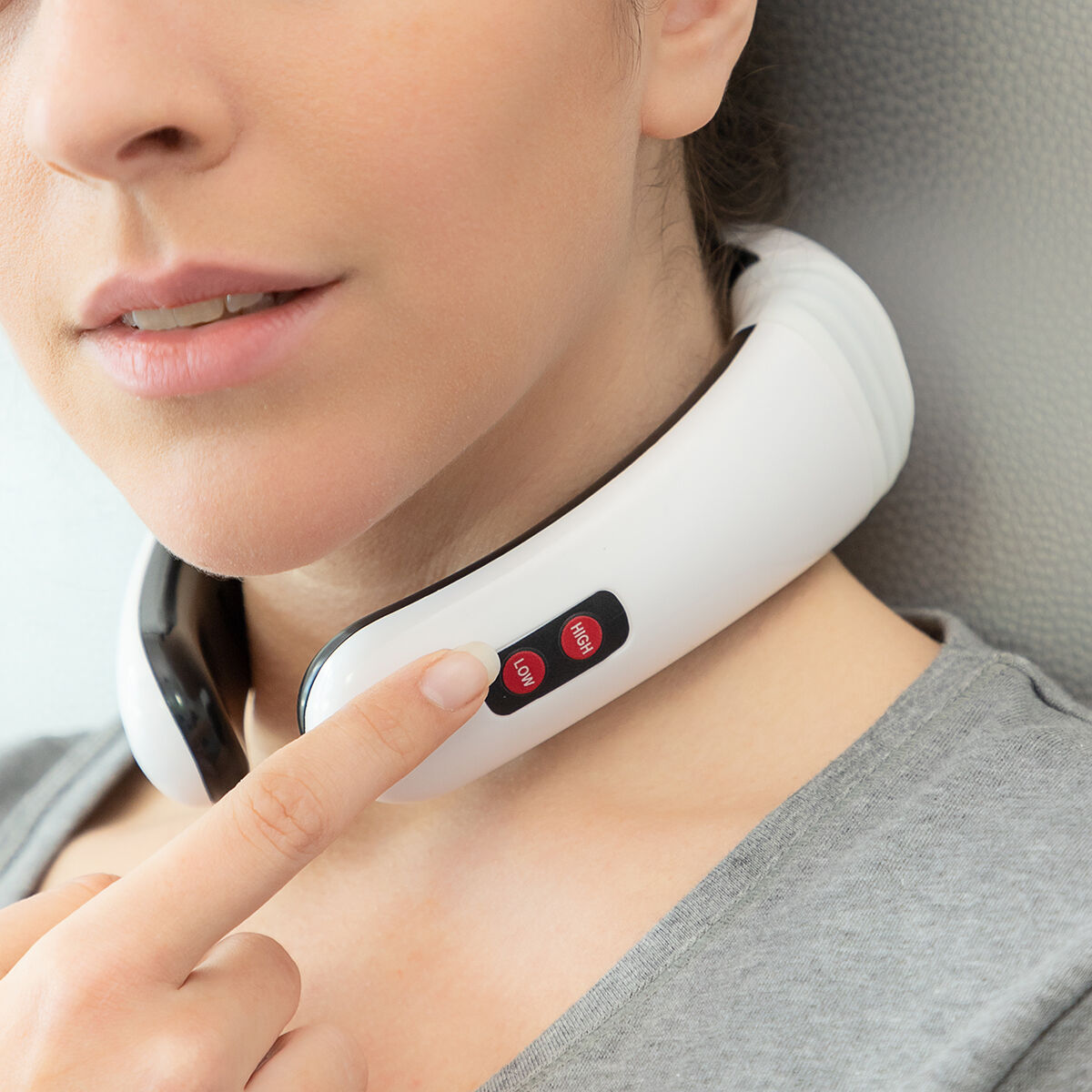 Pack Electromagnetic Neck and Back Massager and Firming Body Lotion Rice Joyfirm 250 ml InnovaGoods - Image 10