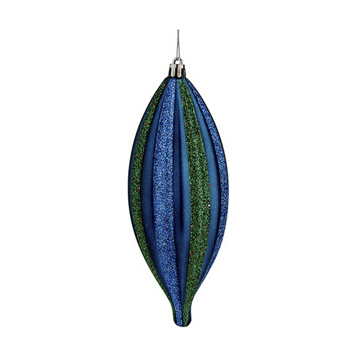 Décorations de Noël Krist+ Bleu Vert PVC Allongé