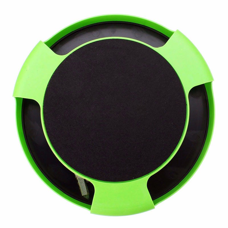 Spinning cat toy with scratch pad, green - Image 6