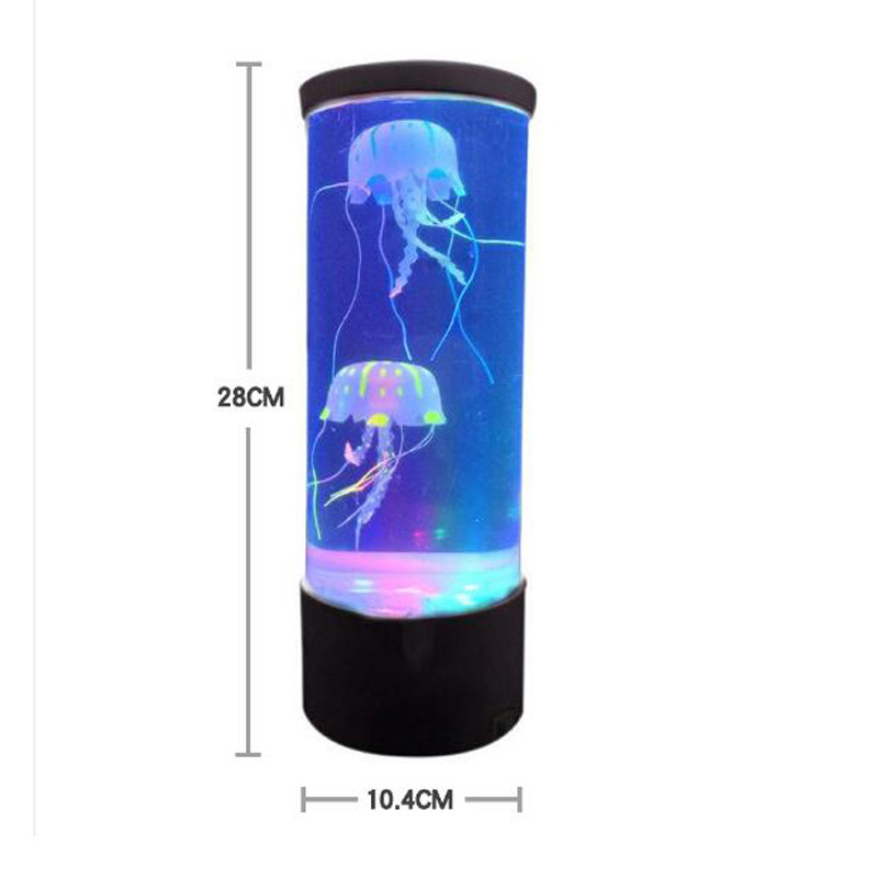 Jellyfish lamp with water tank and colour change, black - Image 8