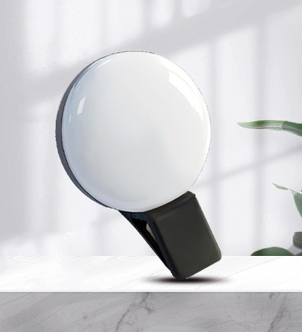 Round selfie fill light for your smartphone