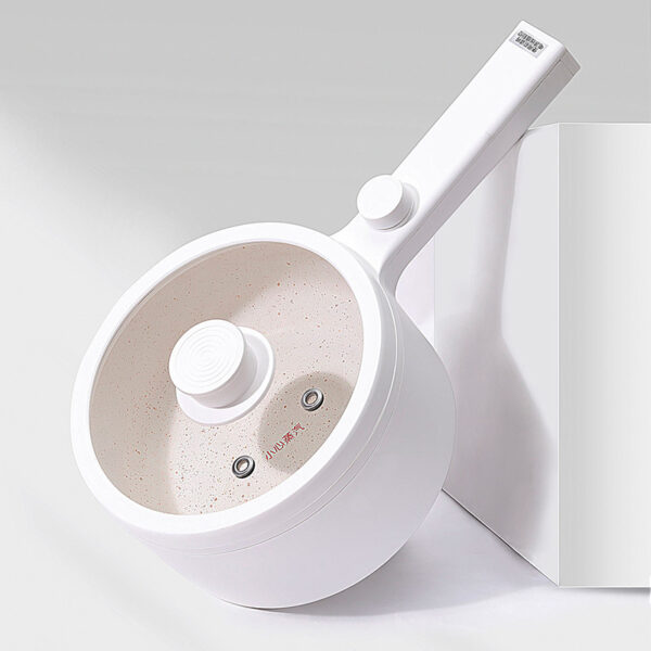 Electric multi-cooker pot, white