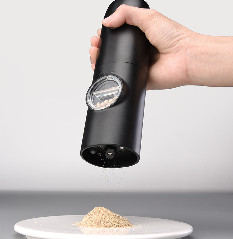 Electric grinder with ceramic burr, black - Image 3