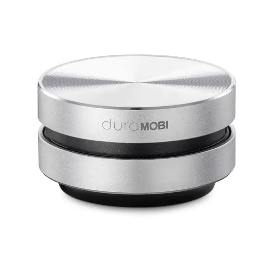 Bone conduction bluetooth speaker, silver