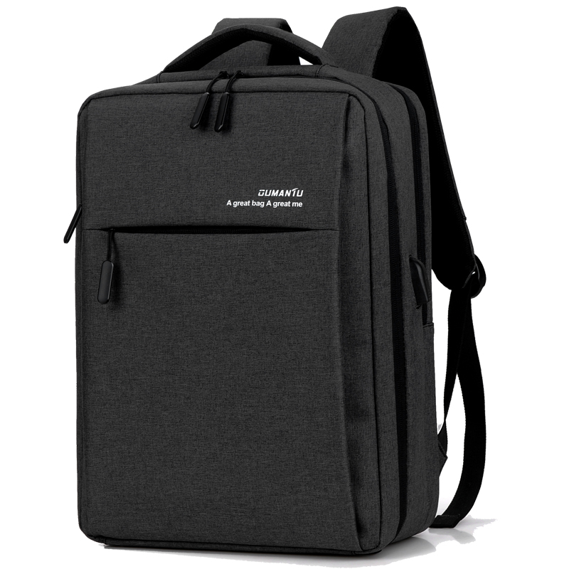 Sac à dos pour ordinateur en tissu Oxford, gris clair – Image 8