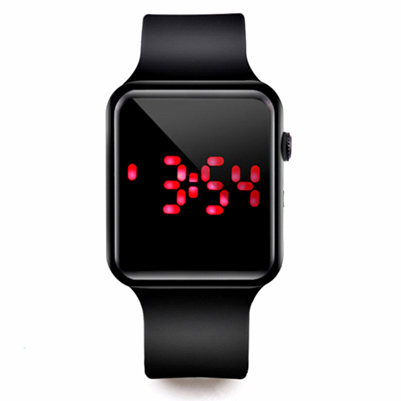Digital led watch with silicone strap - Image 7