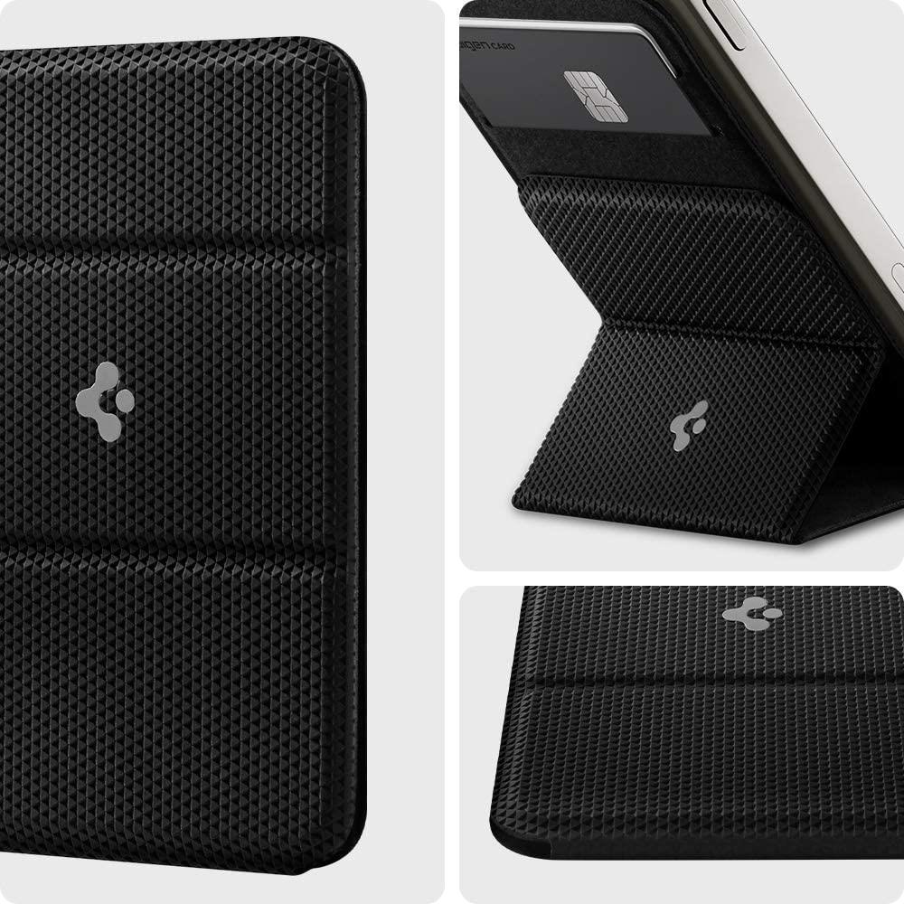 Porta-cartões magnético para smartphone, preto - Image 3