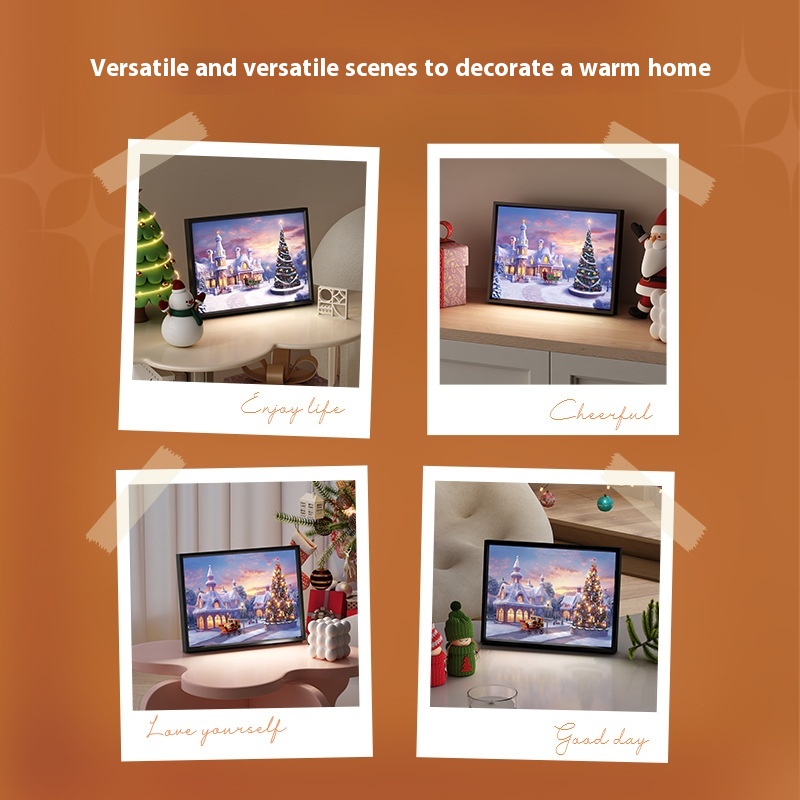 Tableau de Noël avec enceinte Bluetooth et lumière – Image 4