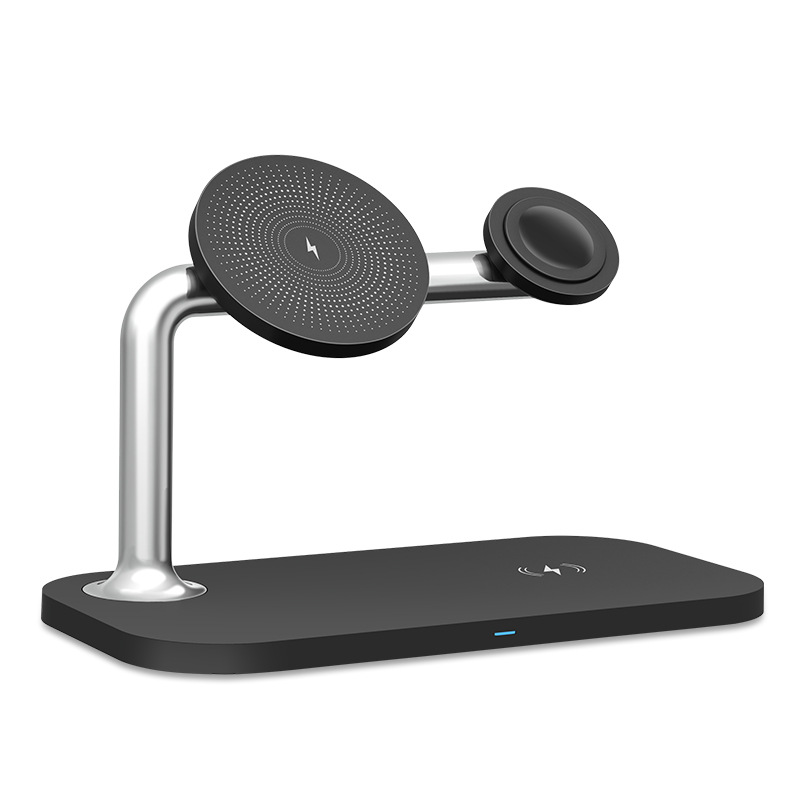 Magnetic 3 in 1 charger with stand, white - Image 4