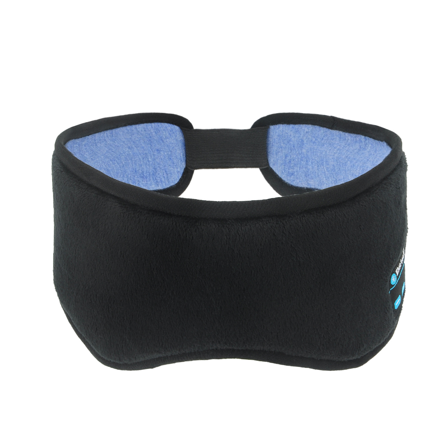 Antifaz para dormir con auriculares Bluetooth, negro - Imagen 6