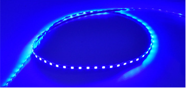 Bande LED néon flexible bleue pour voiture et moto